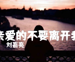 亲爱的不要离开我吉他谱,原版歌曲,简单G调弹唱教学,六线谱指弹简谱2张图