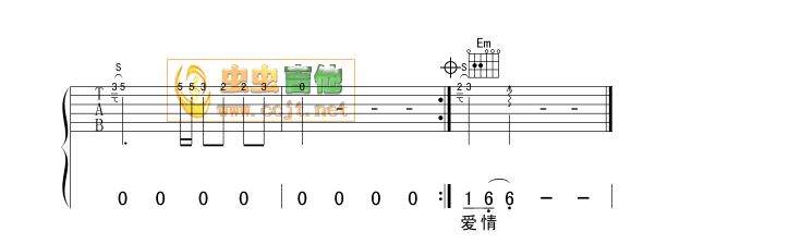 夜曲吉他谱,简单C调原版指弹曲谱,周杰伦高清流行弹唱六线乐谱