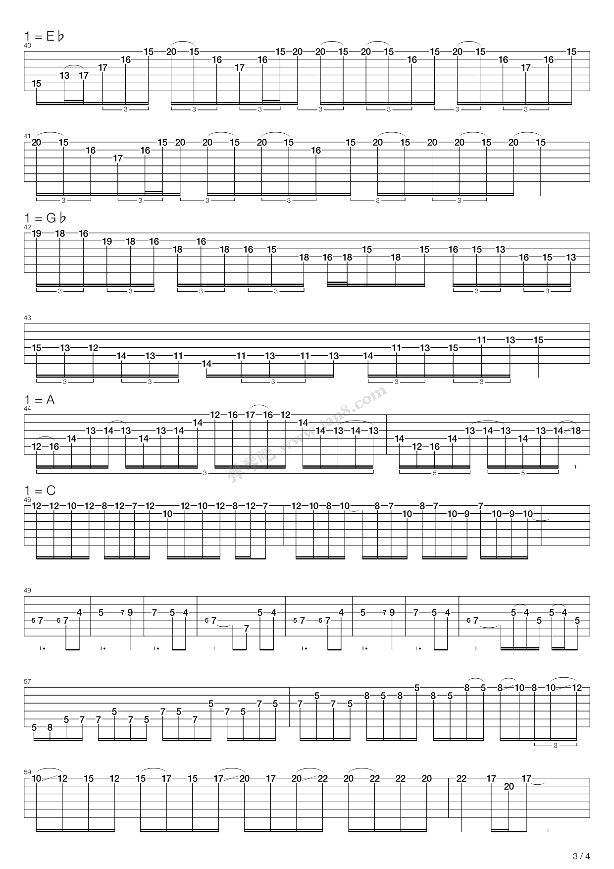 Illusion吉他谱,原版歌曲,简单C调弹唱教学,六线谱指弹简谱21张图