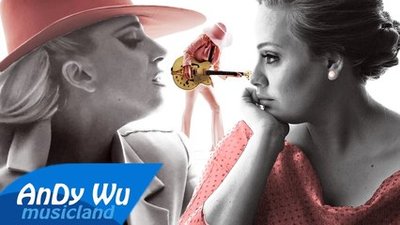 LadyGaGaMillionR吉他谱,简单C调原版指弹曲谱,Lady GaGa高清六线乐谱