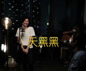 天黑黑吉他谱,原版歌曲,简单未知调弹唱教学,六线谱指弹简谱2张图