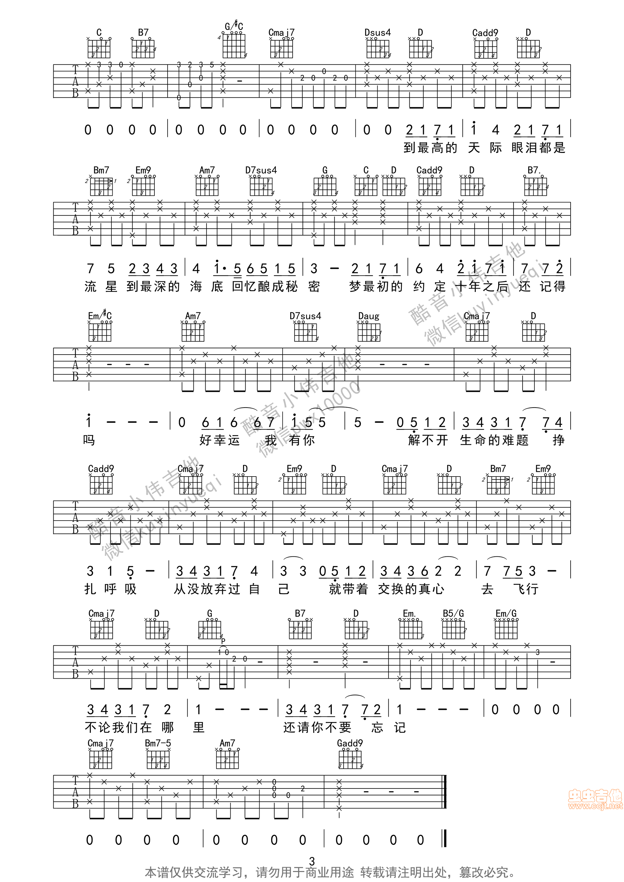 还记得吗吉他谱,C调高清简单谱教学简谱,张韶涵六线谱原版六线谱图片