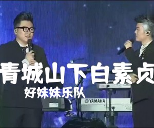 青城山下白素贞吉他谱,原版歌曲,简单未知调弹唱教学,六线谱指弹简谱2张图