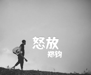 怒放吉他谱,原版歌曲,简单C调弹唱教学,六线谱指弹简谱2张图