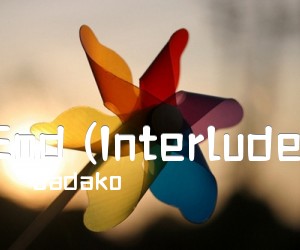 End(Interlude)吉他谱,原版歌曲,简单E调弹唱教学,六线谱指弹简谱2张图