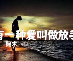 阿木 有一种爱叫做放手吉他谱_阿木_G调_原版弹唱吉他简谱