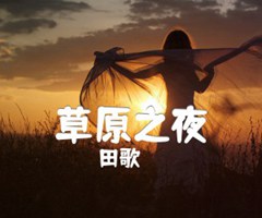 草原之夜吉他谱_田歌_E调_原版指弹吉他简谱