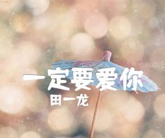 一定要爱你吉他谱_田一龙_G调_原版指弹吉他简谱