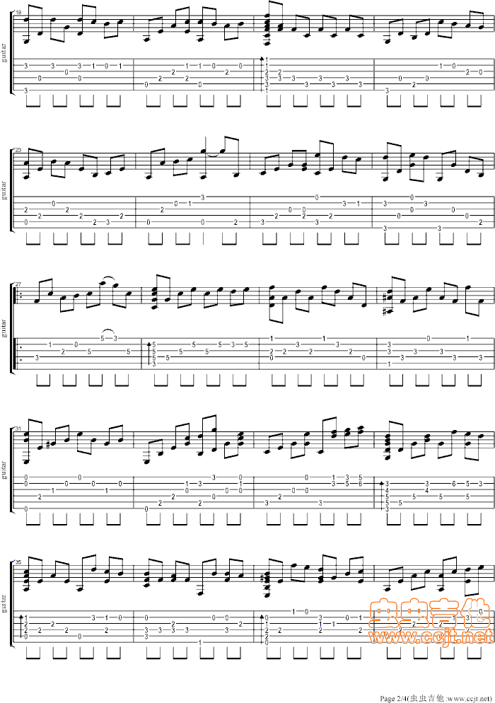 十年吉他谱第2页