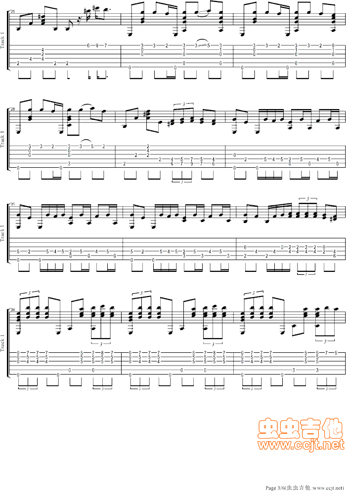 海盗吉他谱第3页