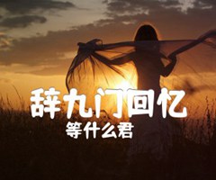 辞九门回忆吉他谱_等什么君_C调_原版指弹吉他简谱