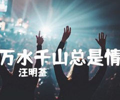 万水千山总是情吉他谱_汪明荃_原版弹唱吉他简谱