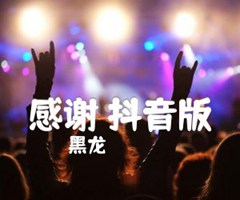 感谢 抖音版吉他谱_黑龙_原版弹唱吉他简谱