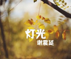 灯光吉他谱_谢震廷_X调_原版指弹吉他简谱