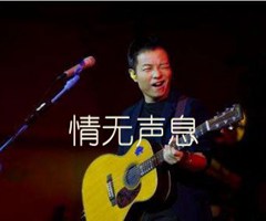 情无声息吉他谱_许巍_E调_原版指弹吉他简谱