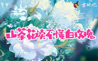 山茶花读不懂白玫瑰吉他谱_抖音热歌_G调完整版简谱歌词