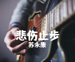 悲伤止步吉他谱_苏永康_原版指弹吉他简谱