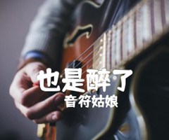 也是醉了吉他谱_音符姑娘_原版弹唱吉他简谱