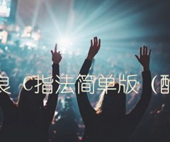 往后余生 马良 C指法简单版（酷音小伟吉他）吉他谱_群星_B调_原版指弹吉他简谱