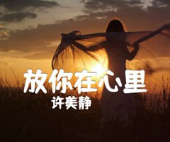 放你在心里吉他谱_许美静_独奏_原版指弹吉他简谱