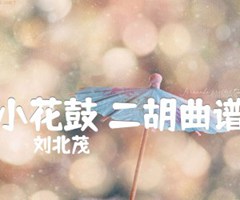 小花鼓 二胡曲谱吉他谱_刘北茂_F调_原版弹唱吉他简谱