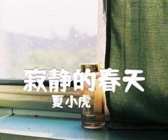 寂静的春天吉他谱_夏小虎_G调_原版指弹吉他简谱