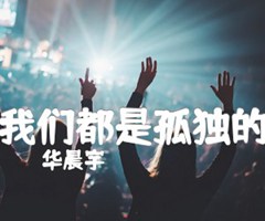 我们都是孤独的吉他谱_华晨宇_C调_原版弹唱吉他简谱