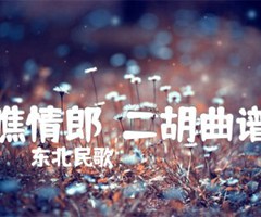 瞧情郎  二胡曲谱吉他谱_东北民歌_A调_原版指弹吉他简谱