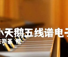 四只小天鹅五线谱电子琴谱吉他谱_柴可夫斯基（俄）_原版指弹吉他简谱