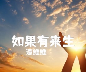 如果有来生吉他谱_谭维维_G调_原版指弹吉他简谱