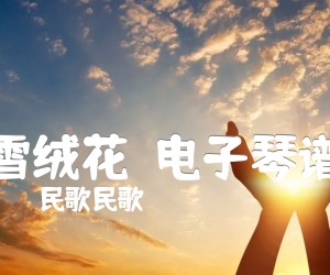 雪绒花  电子琴谱吉他谱_民歌民歌_原版弹唱吉他简谱